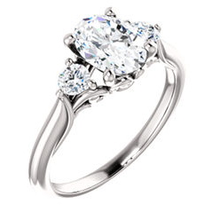 stuller Three-Stone Stuller Engagement Ring  124157