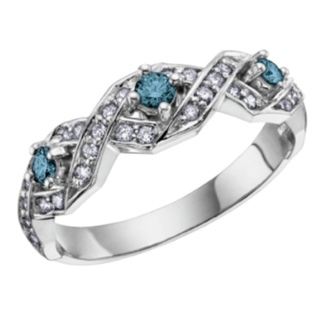 corona Blue Diamond Ring  R51W84WG