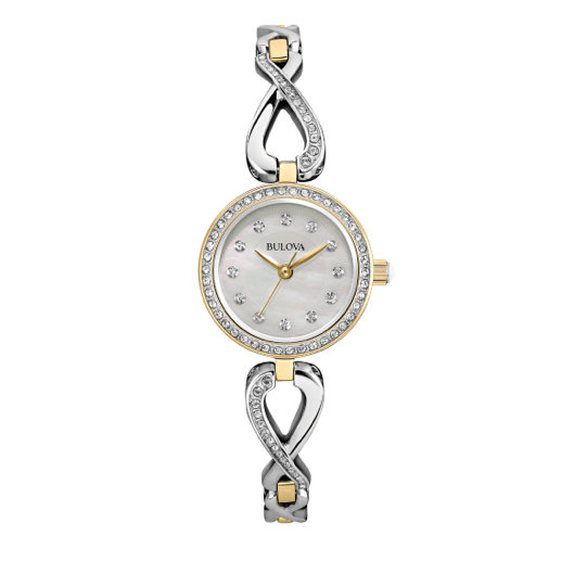 bulova 98X109 Women's Crystal Watch 