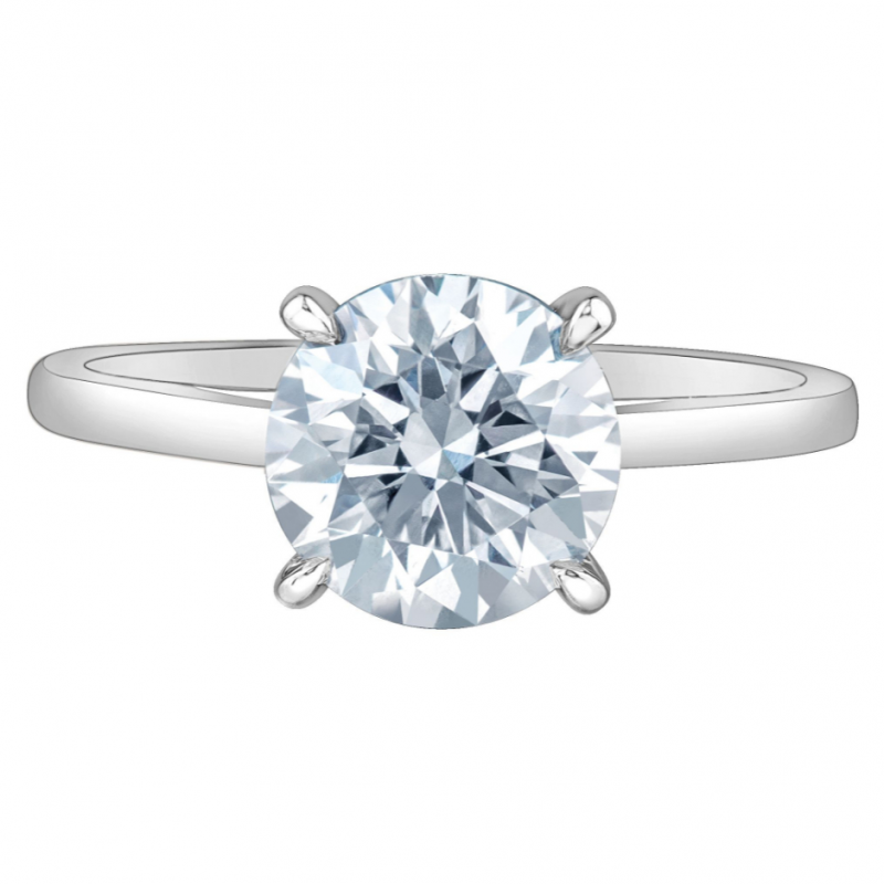 diamondevolution R10136WG/200 The quintessential four-prong setting is the engagement ring your love has dreamt of her whole life.