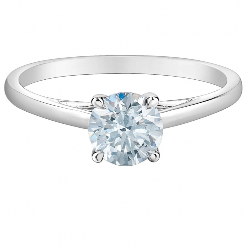 diamondevolution R10136WG/75 The quintessential four-prong setting is the engagement ring your love has dreamt of her whole life.